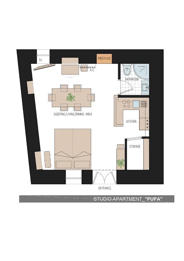 Studio Apartment Pupa Ragusa Esterno foto